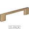 Jeffrey Alexander 96 mm Center-to-Center Satin Bronze Square Sutton Cabinet Bar Pull 25PK 635-96SBZ-25 - alternate 1